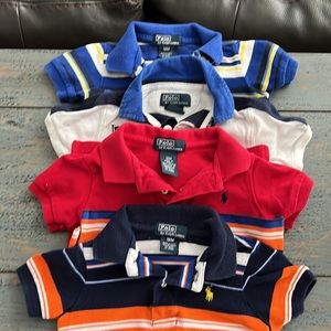 12mo Polo by Ralph Lauren collared polo shirts bundle
